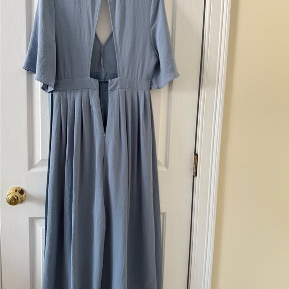 She + Sky Light Blue Jumpsuit - Picture 4 of 6